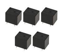 EMSea 5 Relés de Potencia en Miniatura SRA-05VDC-CL de 5 Pines Bobinas de 5 V CC 20 A/10 A 14 V CC 125 V CA Contactos SPDT Relé de Automóvil PCB Relé de Uso General