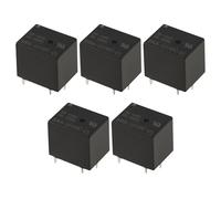 EMSea 5 Relés de Potencia en Miniatura SRA-12VDC-CL de 5 Pines Bobinas de 12 V CC 20 A/10 A 14 V CC 125 V CA Contactos SPDT Relé de Automóvil PCB Relé de Uso General