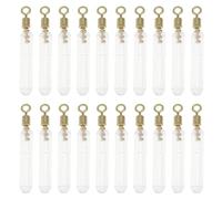 EMSea 50 Adaptadores de Flotador de 21 Mm de Largo Adecuados para Patas de Flotador de 1,2 A 1,8 Mm para Pesca de Carpas Pesca Gruesa Flotador de Pesca Eslabones Giratorios de Pesca con Tubo