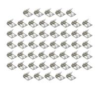 EMSea 50pcs Clips de Resorte para Muebles de Tapicería 5 Agujeros Abrazaderas de Resorte en Zigzag para Silla Sofá Muebles Accesorios de Reparación de Repuesto