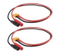 EMSea Adaptador de Cable de Carga de 2 Piezas XT60 Hembra A Conector Banana de 4 Mm 40 Cm 14 AWG para El Modelo