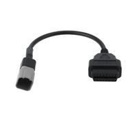 EMSea Adaptador de Cable de Diagnóstico OBD2 de 6 Pines A 16 Pines Compatible con Can-Am Moto ATV UTV Vehículos Todoterreno