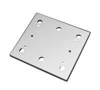 EMSea Almohadilla de lijado de repuesto 158324-9 compatible con Makita BO4555 BO4556 almohadilla de respaldo de placa base de 110 x 100 mm
