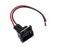 EMSea Arnés de cableado para bomba de limpiaparabrisas de coche, conector de 2 pines para 121 Mk3 60400601 4703725 6164937 18AWG 14 cm de longitud, piezas automotrices