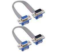 EMSea Cable de Extensión de 2 Puertos para Joystick Y Ratón de 9 Pines Adaptador de Juegos Retro para Compatible con Atari ST 1040 520