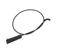 EMSea Cable de liberación de bloqueo frontal para capó de automóvil, OE 7060551 51237060551, compatible con BMW E81 E87, longitud de línea 79 cm