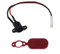 EMSea Conector de Cargador de Batería Puerto de Carga de Silicona Compatible con Xiaomi M365 Evita Deformaciones Y Daños para Accesorios de Scooter Eléctrico