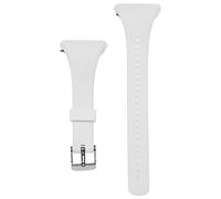 EMSea Correa de reloj de silicona compatible con Polar FT4 FT7 Fitness Tracker, correa ajustable para reloj inteligente, pulsera de liberación rápida para muñeca de 160 ~ 230 mm, color blanco