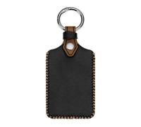 EMSea Funda para Llave de Coche de Cuero Crazy Horse Vintage con Hebilla de Metal Compatible con Tesla Modelo 3 Modelo Y Modelo X Negro