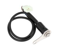 EMSea Interruptor LED para Motocicleta Encendido Y Apagado 7 Mm Montaje en Manillar Botón Pulsador Momentáneo 12 V Luz Roja con Cable de 55 Cm