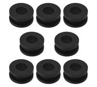 EMSea Juego de 10 Ojales de Goma para Almohadillas de Amortiguación de Motocicletas Ojales de Goma para Carenados de Motocicletas Compatible con Honda CBR 954 929 600 1000 Color Negro