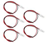 EMSea Juego de 5 cables de conector 3 A, conector PCB de 2 pines, cable de conexión de 2,54 mm, adecuado para hacer modelos de baterías LED