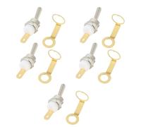 EMSea Juego de 5 placas de conexión a tierra para interruptor de encendido/apagado/parada compatible con motosierras chinas 4500, 5200, 5800, 45CC, 52CC, 58CC