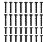 EMSea Kit de 32 tornillos de repuesto con tornillos largos, tornillos cortos, tornillos de repuesto de placa trasera para reemplazo de carcasa completa, compatible con cubierta de vapor, color negro