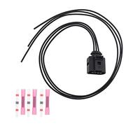 EMSea Kit de Conector Flexible con Cable Y Conector Termorretráctil Compatible con VW Compatible con Audi 1J0973703-3 Pines (Hembra)