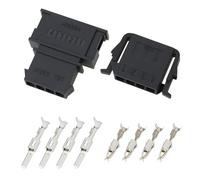 EMSea Kit de Reparación de 2 Conectores Macho Y Hembra de 4 Pines con Terminales de Crimpado 191972714. Compatible con VW.