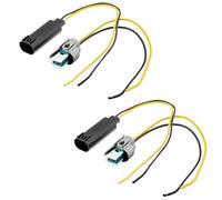 EMSea Kit de Reparación de 2 Juegos de Conectores de Cable de Coche de 2 Pines 61138365340 61132359999 Compatible con Cable BMW MQS