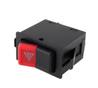 EMSea Lámpara de advertencia de peligro de interruptor de coche 161953235A 161953235B compatible con Volkswagen T25 1980-1992