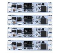 EMSea Módulo de Interruptor de Detección Infrarroja de 4 Piezas 5-24 V 50 X 12 X 7,9 Mm Apto para Luces LED en Armarios Y Guardarropas.