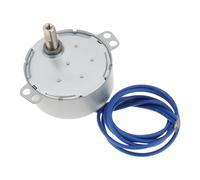 EMSea Motor de Doble Eje con Comunicación Síncrona Plato Giratorio de Rotación Lenta Motor Pequeño de 100-127 V 5-6 RPM 50-60 Hz para Ventiladores Eléctricos Calentadores Y Accesorios de Iluminación