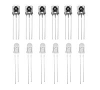 EMSea Paquete de 20 pares de receptores transmisores de 5 mm, emisor infrarrojo VS1838B, receptor infrarrojo para dispositivos electrónicos, equipo de comunicación fototransistor