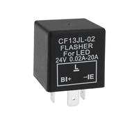 EMSea Relé intermitente LED de 24 V, 0.02 A-20 A, 0.1-150 W, 3 pines, camiones, autobuses, vehículos