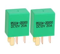 EMSea Relé Multifunción para Coche de 2 Piezas 4 Pines 95224-2D000 CC 12 V 20 A Compatible con Kia Y Compatible con Hyundai.