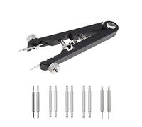 EMSea Reloj Pulsera Barra de Resorte Removedor de Alicates Estándar Reemplazar Herramienta de Extracción Kit de Pinzas con 10x Horquillas Herramienta de Reparación Profesional (negro)