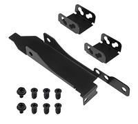 EMSea - Soporte de ranura PCI para ventilador de doble soporte de GPU para montaje de ventiladores de carcasa de ordenador de 120 mm, soporte de radiador de ordenador, color negro