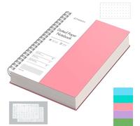 EMSHOI Cuaderno A4 Bullet Journal de puntos - Bloc de notas espiral encuadernado con alambre de 300 páginas, papel cuadriculado de puntos de 100 g/m², tapa blanda impermeable, para mujeres y hombres