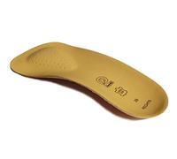 Emsold Ortesis ultrafina con almohadilla metatarsiana y talón profundo, plantilla de soporte de arco semirrígida para hombres y mujeres, alivia el dolor de fascitis plantar, neuroma de Morton y