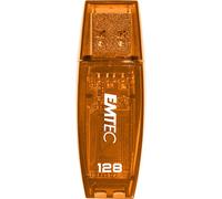 Emtec 128GB C410 Color Mix USB 2.0 - Memoria USB de 128 GB (USB 3.0, Tapa), marrón