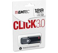 Emtec ECMMD128GB103 - Memoria USB 3.0 Click 128 GB Negro y Gris