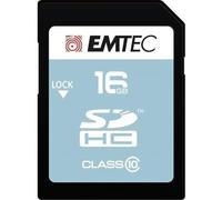 EMTEC ECMSD16GHC10CG - Tarjeta SD - Clase 10 - Serie Classic - SDXC - velocidad de lectura de hasta 25 MB/s - 16 Gb - Negro
