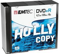 EMTEC ECOVPR471016SL - Pack de 10 DVD+R vírgenes, 4.7 GB
