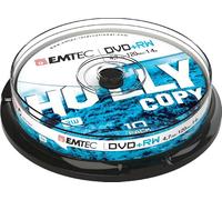 EMTEC ECOVPRW47104CB - Pack de 10 DVD+RW vírgenes, 4.7 GB