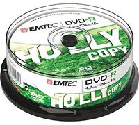 Emtec ECOVR472516CB DVD EN Blanco 4,7 GB DVD-R 25 Pieza(S)