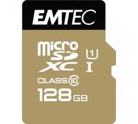 Emtec Elite Gold Memoria MicroSDXC 128GB UHS-I Clase 10 + Adaptador SD