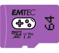 EMTEC - Gaming - ECMSDM64GXCU3G - Tarjeta MicroSD de 64 GB - Velocidad de Escritura 95 MB/s - Velocidad de Lectura 100 MB/s- Violeta
