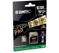 EMTEC MICROSD 512GB SDXC (CLASS10) SPEEDIN V30 A1 4K Adapt