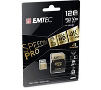 EMTEC MicroSD Card 128GB SDXC CL10 Speedin V30 A1 NUEVO