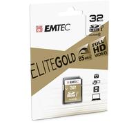 EMTEC SD Card 32GB SDHC (CLASS10) Gold + Kartenbl NUEVO