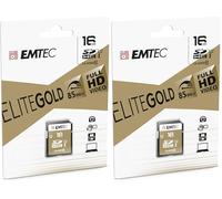 Emtec SDHC 16GB UHS1 U1 EliteGold (Paquete de 2)