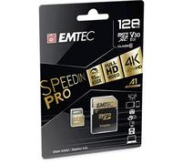 Emtec SpeedIN PRO memoria flash 128 GB MicroSDXC Clase 10 UHS-I - Tarjeta de memoria (128 GB, MicroSDXC, Clase 10, UHS-I, 95 MB/s, 85 MB/s)