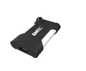 EMTEC SSD Externa X210G para Juegos portátil de 1 TB, ECSSD1TX210G - USB-C 3.2 Gen2 - hasta 1100MB/s - 3D NAND Flash - Almacenamiento de Documentos, Música, Vídeos HD, Noir/Blanc