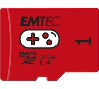 EMTEC Tarjeta MicroSDXC Gaming 1TB UHS-I U3 V30 A2, Alta Velocidad hasta 100Mb/s, Compatible con Nintendo Switch, Wyze, GoPro, Smartphones, Tablets, Cámaras de Seguridad, Drones, Vídeos 4K, Rojo