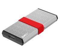 EMTEC X205 Mini SSD portátil 1TB - hasta 1100MB/s de Lectura - USB-C 3.2 Gen2 - Carcasa de Aluminio - Compacto y Ligero - Alta Velocidad de Transferencia
