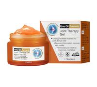 EMU Oil Juntas de cúrcuma Terapys gel | 50 ml Crema de masaje relajante relieve | Aceite masaje cúrcuma profesional no grasiento | Hidratante bálsamo absorción rápida para espalda, cuello, rodilla