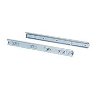 Emuca Juego de guías correderas a bolas 4177505 – extracción total 45 mm x 500 mm para cajón