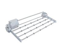 Emuca 7085625 - Perchero colgador lateral extraíble de armario para pantalones